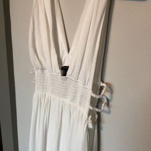 Long White Beachy Forever 21 Dress